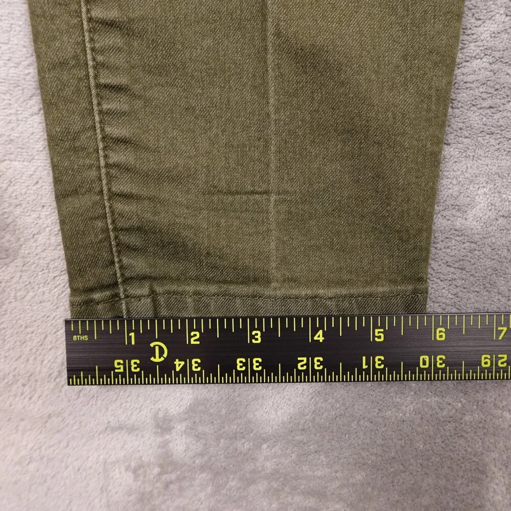 Prana Kara‎ jean fitted low rise women's 4/27 cargo green